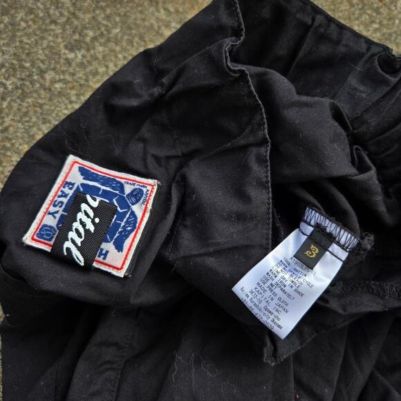 Vtg Y2k KAPITAL Easy Beach Turtle Patch Baggy Cargo Pants Size 3 Made In Japan - Picture 4 of 7